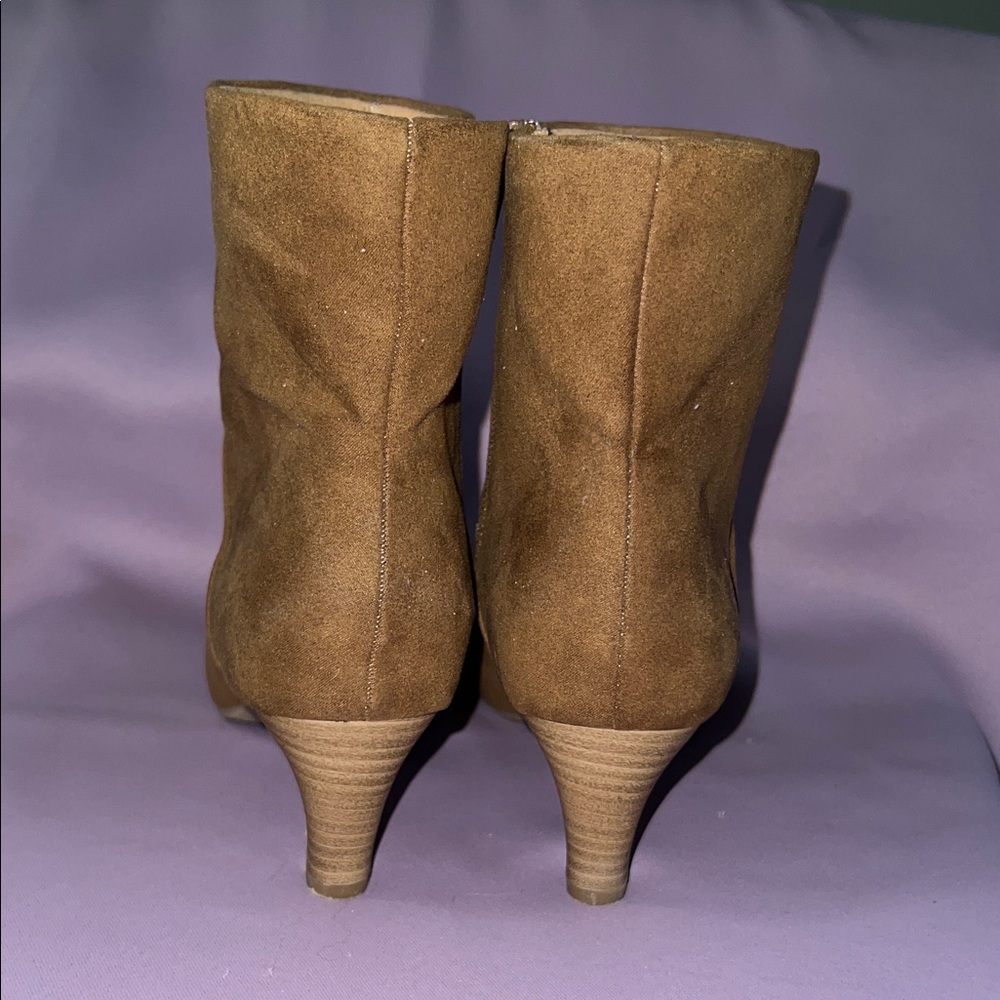 Universal Thread Olive Ankle Booties - image 4